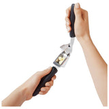 OXO Softworks garlic press black kitchen tool, imported from the UK
