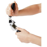 OXO Softworks garlic press black kitchen tool, imported from the UK