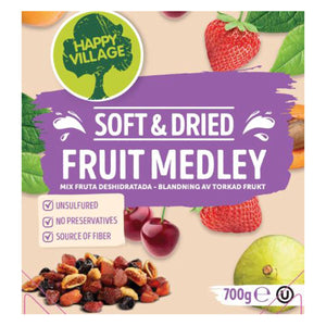 Soft and Dried Fruit Medley with Cherries, Strawberries, Figs, and Apricots, 700g