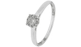 Argos Revere 9ct White Gold 0.15ct Diamond Engagement Ring- Buy online at McGrocer