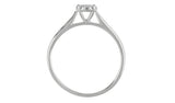 Revere engagement ring 0.15ct diamond cluster (British brand)