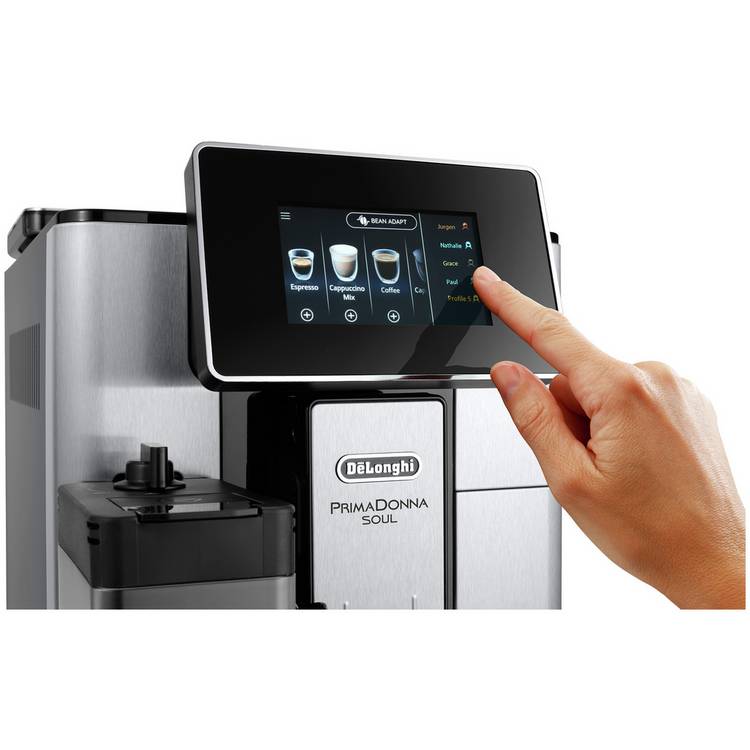 De'Longhi PrimaDonna automatic coffee machine ECAM610.75.MB, UK version