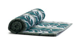 Argos Habitat Geo Shape Hand Towel - Blue & Green - 90cm x 50cm- Buy online at McGrocer