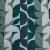 Habitat geometric hand towel blue green 90x50cm, UK version