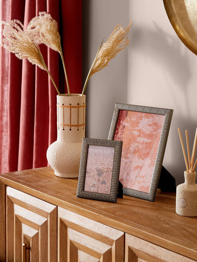 Next Set of 2 Brass Textured Photo Frames- Buy online at McGrocer