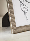 Set of 2 brass textured photo frames (British brand)
