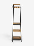 Bronx Black coat stand 180cm tall - British product