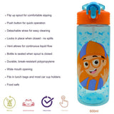 Zak Blippi Blue Sipper water bottle 600ml, imported from the UK