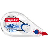 Tipp-Ex Mini Pocket Mouse correction tape 6m pack of 3 (British brand)