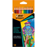 ASDA Bic Intensity Triangle Colouring Pencils 12 Count- Buy online at McGrocer