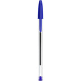 Bic ballpoint pens blue medium box of 10 - British product