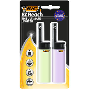 Bic EZ Reach utility lighters pack of 2 - British product