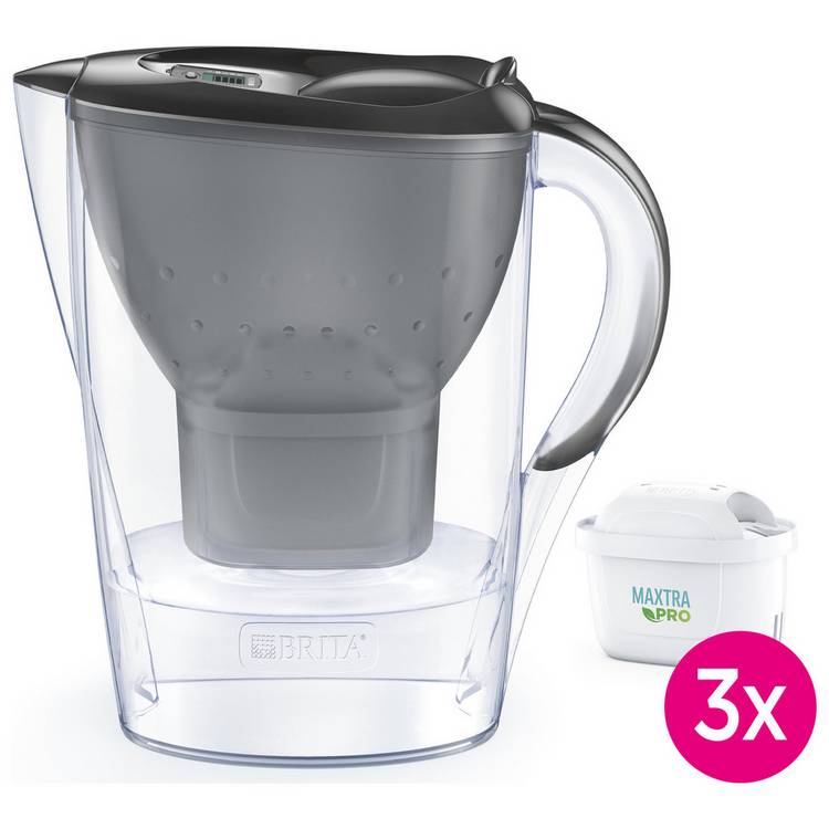 BRITA Marella water filter jug Graphite 2.4L (British brand)