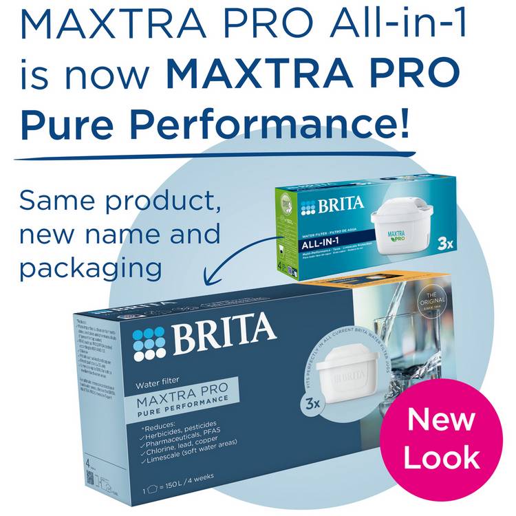 BRITA MAXTRA PRO water filter cartridge 6 pack, UK version