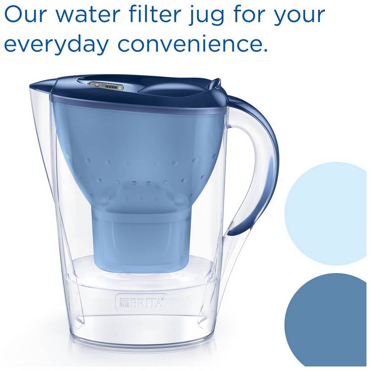BRITA water filter jug blue 2.4L - British product
