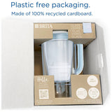 BRITA glass water filter jug light blue 2.5L (British brand)