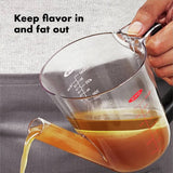 OXO fat separator jug grey 0.5L, imported from the UK