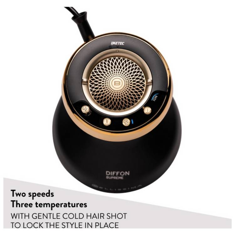 Bellissima Diffon Supreme hair dryer with XL diffuser, UK version