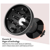 Bellissima Diffon Ceramic hair dryer with diffuser, imported from the UK