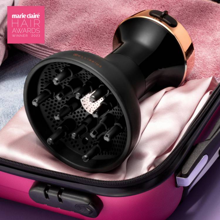 Bellissima Diffon Ceramic hair dryer with diffuser, imported from the UK