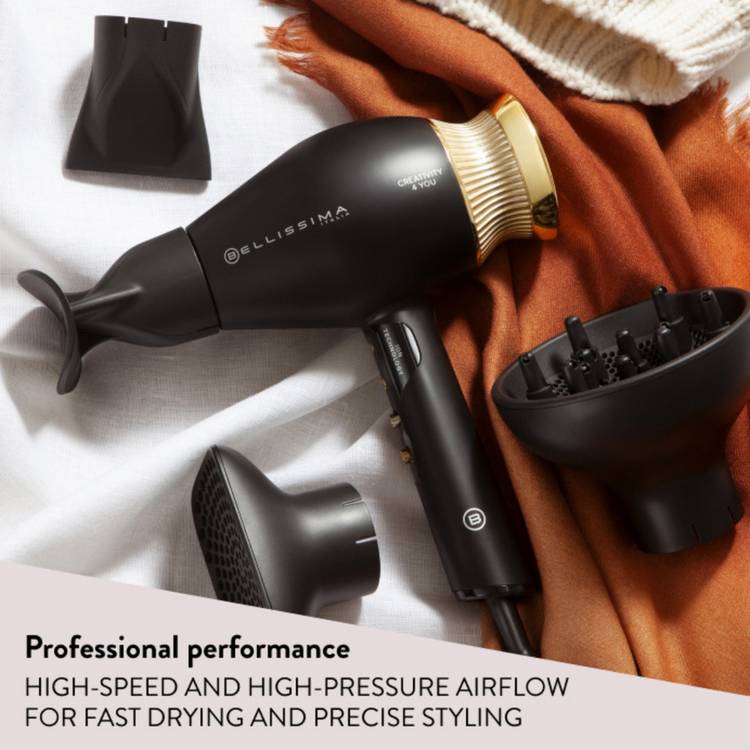 Bellissima hair dryer with diffuser - British product