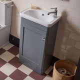 Costco UK Tavistock Ashby Cloakroom 46.4 cm Floor Mounted Vanity Unit in Blue- Buy online at McGrocer