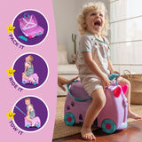 Trunki Cassie Cat ride-on suitcase 18L - British product