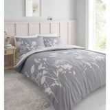 Catherine Lansfield Meadowsweet Grey double bedding set, UK version