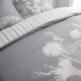 Catherine Lansfield Meadowsweet Grey double bedding set, UK version