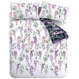 Catherine Lansfield Wisteria Purple single bedding set, imported from the UK