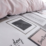 Catherine Lansfield Sleep Dreams blush bedding set single (British brand)
