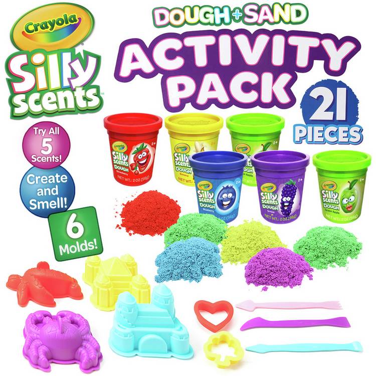 Crayola Silly Scents Sand and Dough Set - British product