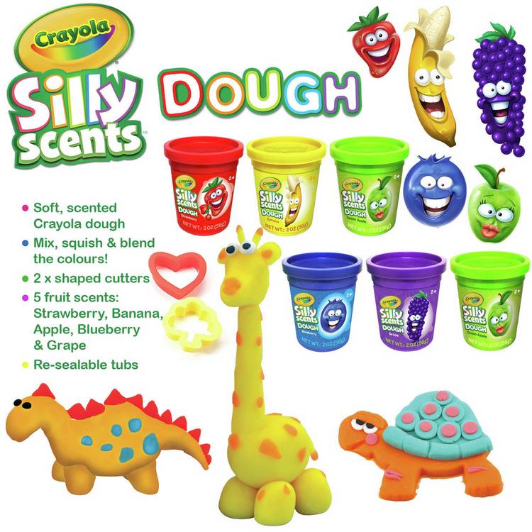 Crayola Silly Scents Sand and Dough Set - British product