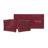 Silk Addict weighted sleep mask Berry, imported from the UK