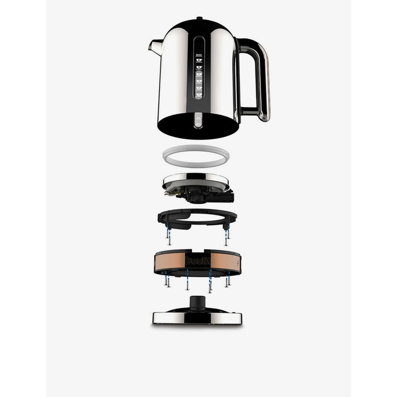 Dualit copper kettle 1.7L with stainless-steel body, UK version