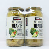 Costco UK Kirkland Signature Artichoke Hearts Marinated in Vinegar & Oil 2 x 940g- Buy online at McGrocer