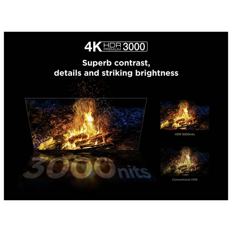 TCL 85C7K 85-inch 4K QD Mini-LED TV, imported from the UK