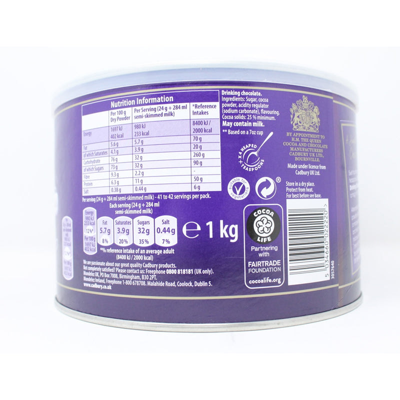 Cadbury drinking chocolate 1kg - British product