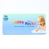 Polylina original nappy sacks 4 x 200 pack, imported from the UK