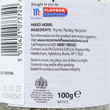 Schwartz mixed herbs Mediterranean blend 100g (British brand)