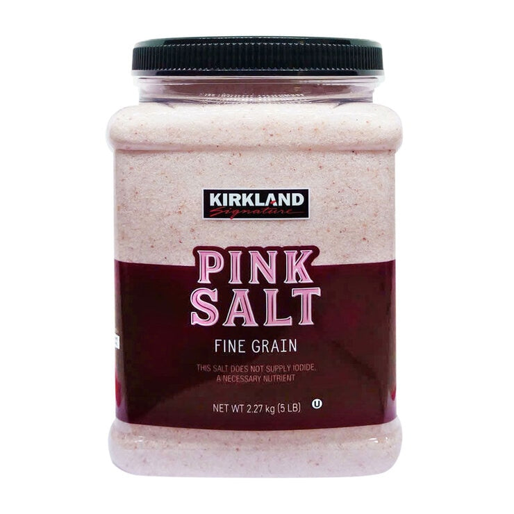 Kirkland Signature Ground Himalayan Pink Salt 2.27kg, UK version