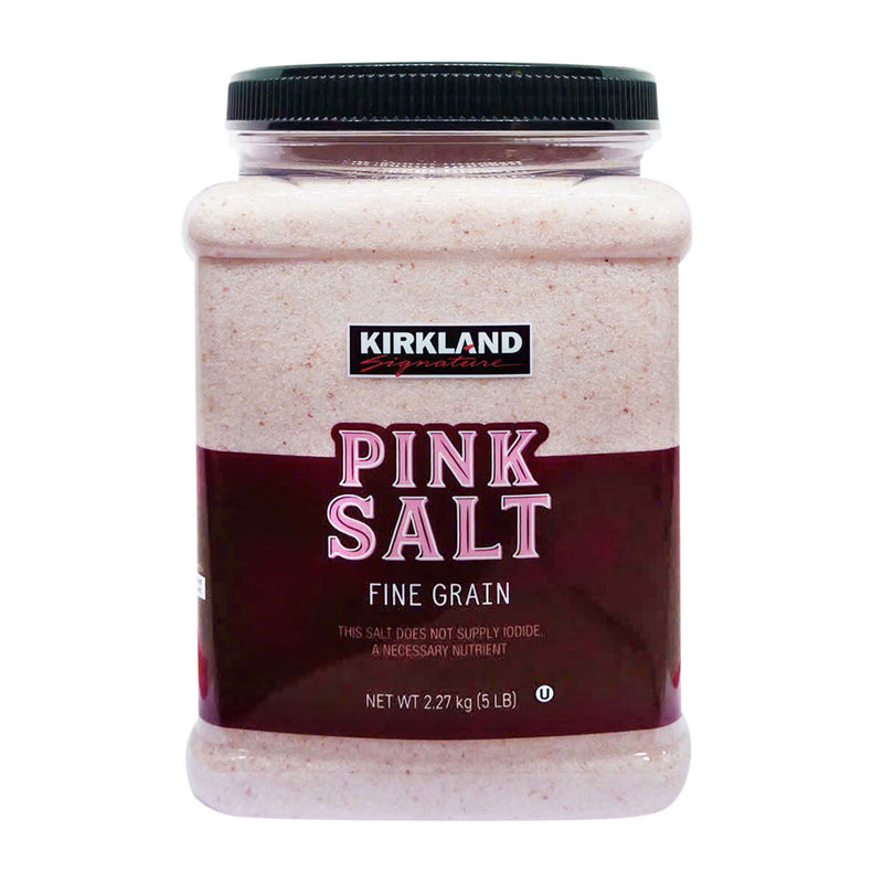 Kirkland Signature Ground Himalayan Pink Salt 2.27kg, UK version
