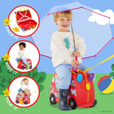 Trunki Peppa Pig Party Bus ride on case 1.7kg - British product
