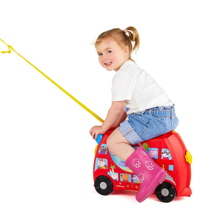 Trunki Peppa Pig Party Bus ride on case 1.7kg - British product