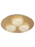 Searchlight Gold Lilac flush ceiling light 35cm, imported from the UK