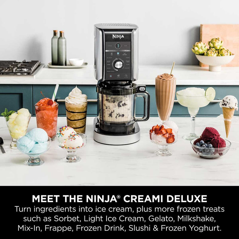 Ninja CREAMi Deluxe ice cream maker, UK version