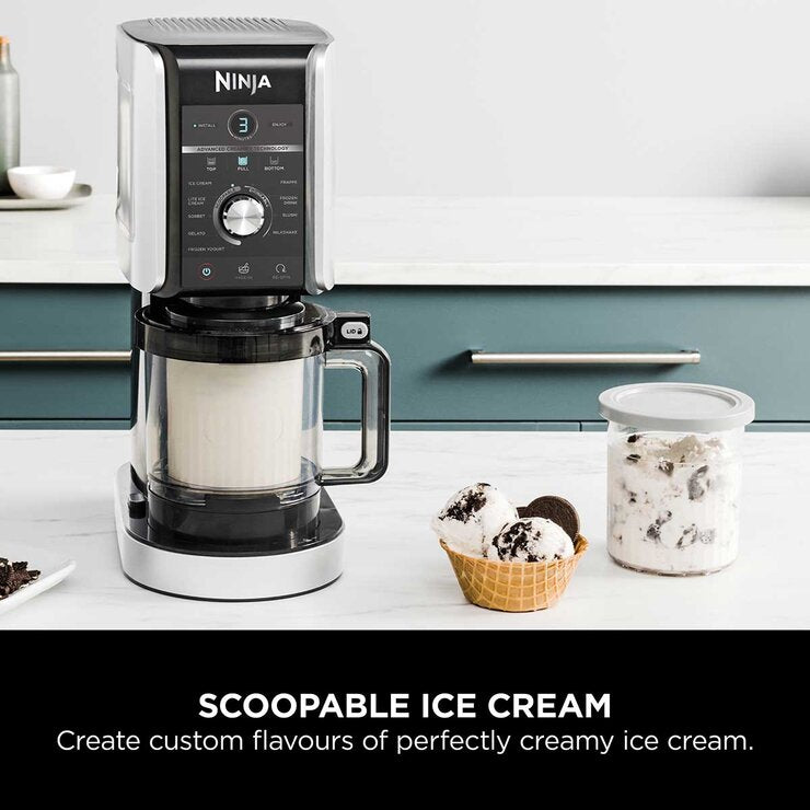 Ninja CREAMi Deluxe ice cream maker, UK version