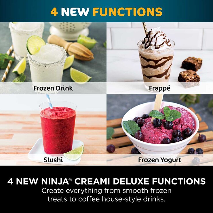 Ninja CREAMi Deluxe ice cream maker, UK version