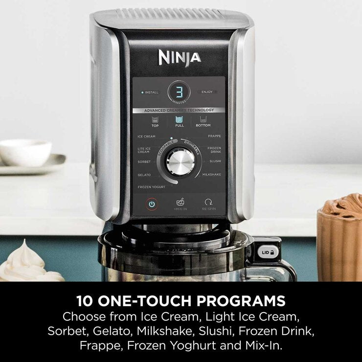 Ninja CREAMi Deluxe ice cream maker, UK version
