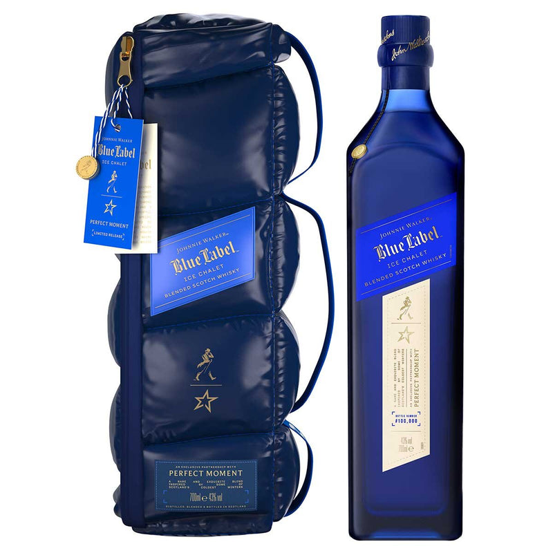 Johnnie Walker Blue Label Ice Chalet Scotch whisky 70cl (British brand)